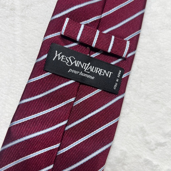 Yves Saint Laurent Tie 100% Silk - Picture 4 of 5